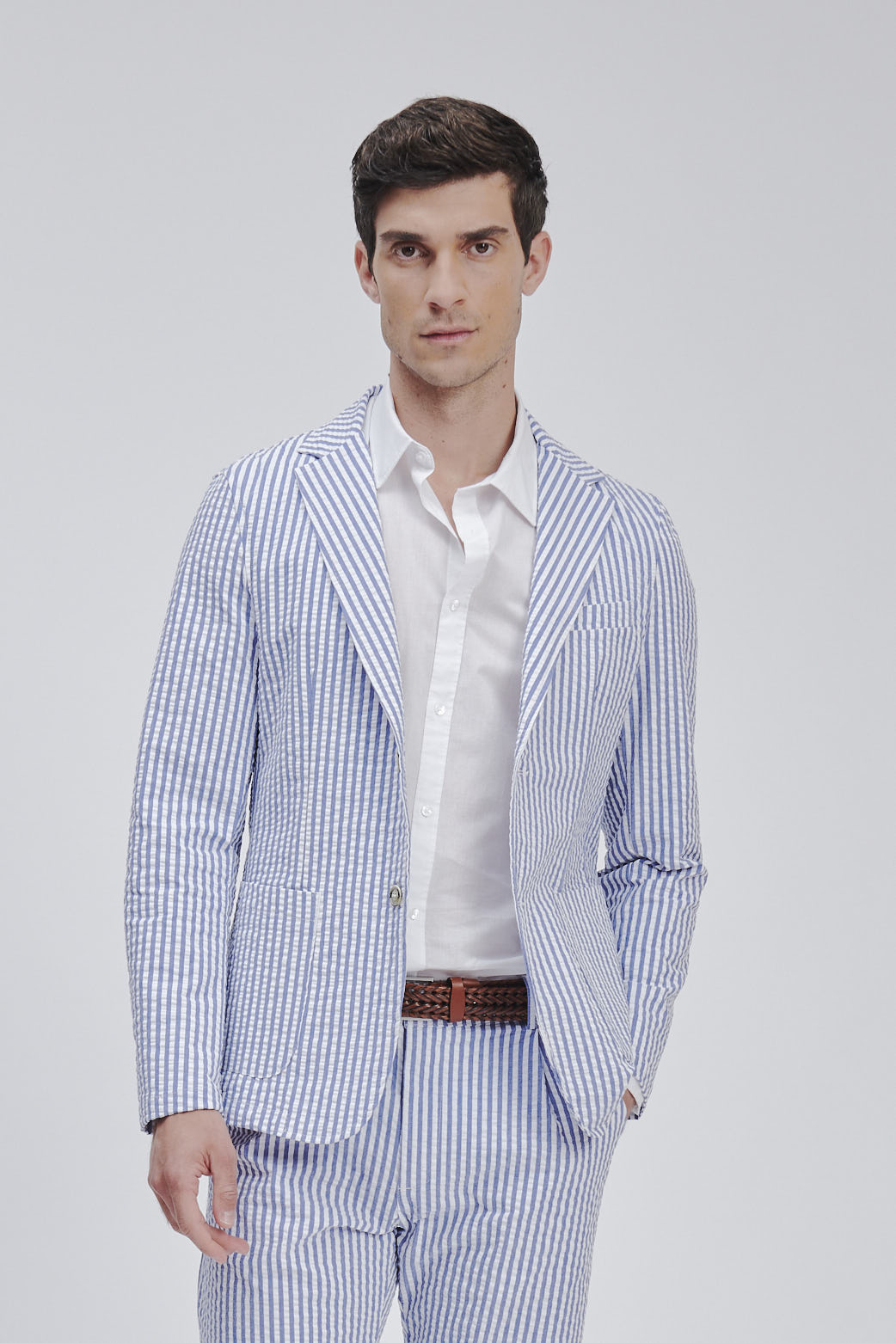 Moda uomo estate 2024: le righe protagoniste assolute della collezione Forpen | magazine