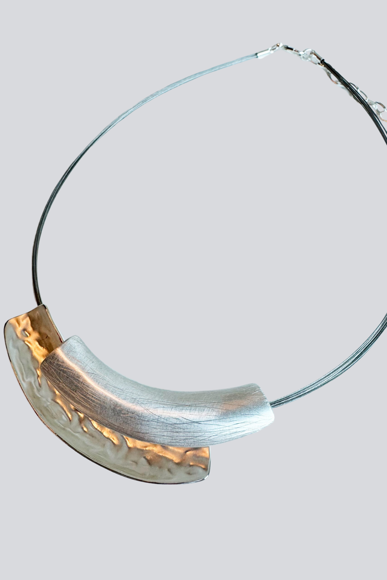 KURZE HALSKETTE AUS STAHL |