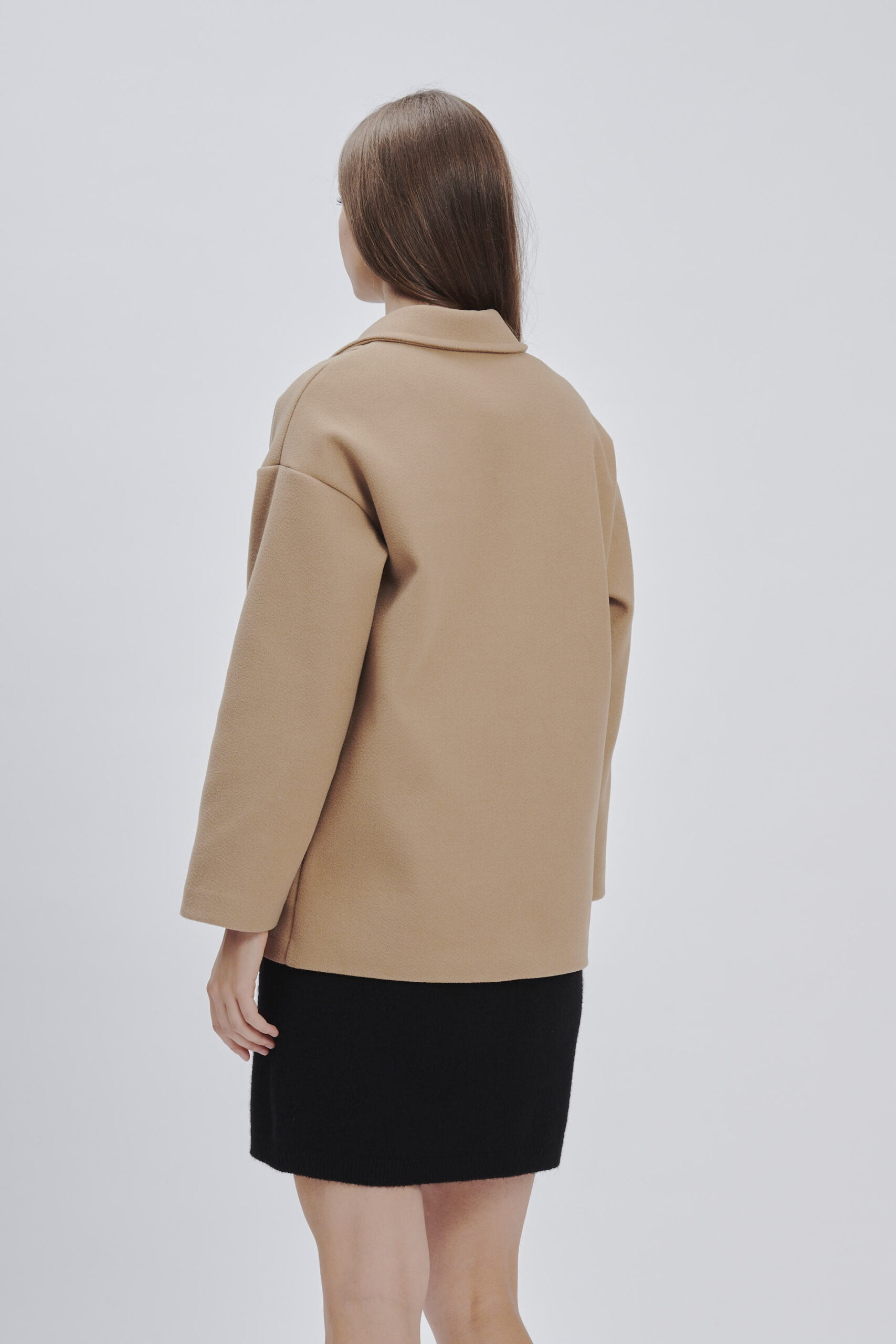 FD177-CAMEL-SHORT-CLOTH-COAT-956 SHORT CLOTH COAT |