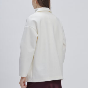 FD177-SHORT-COAT-CREAM-CLOTH-967 SHORT CLOTH COAT |