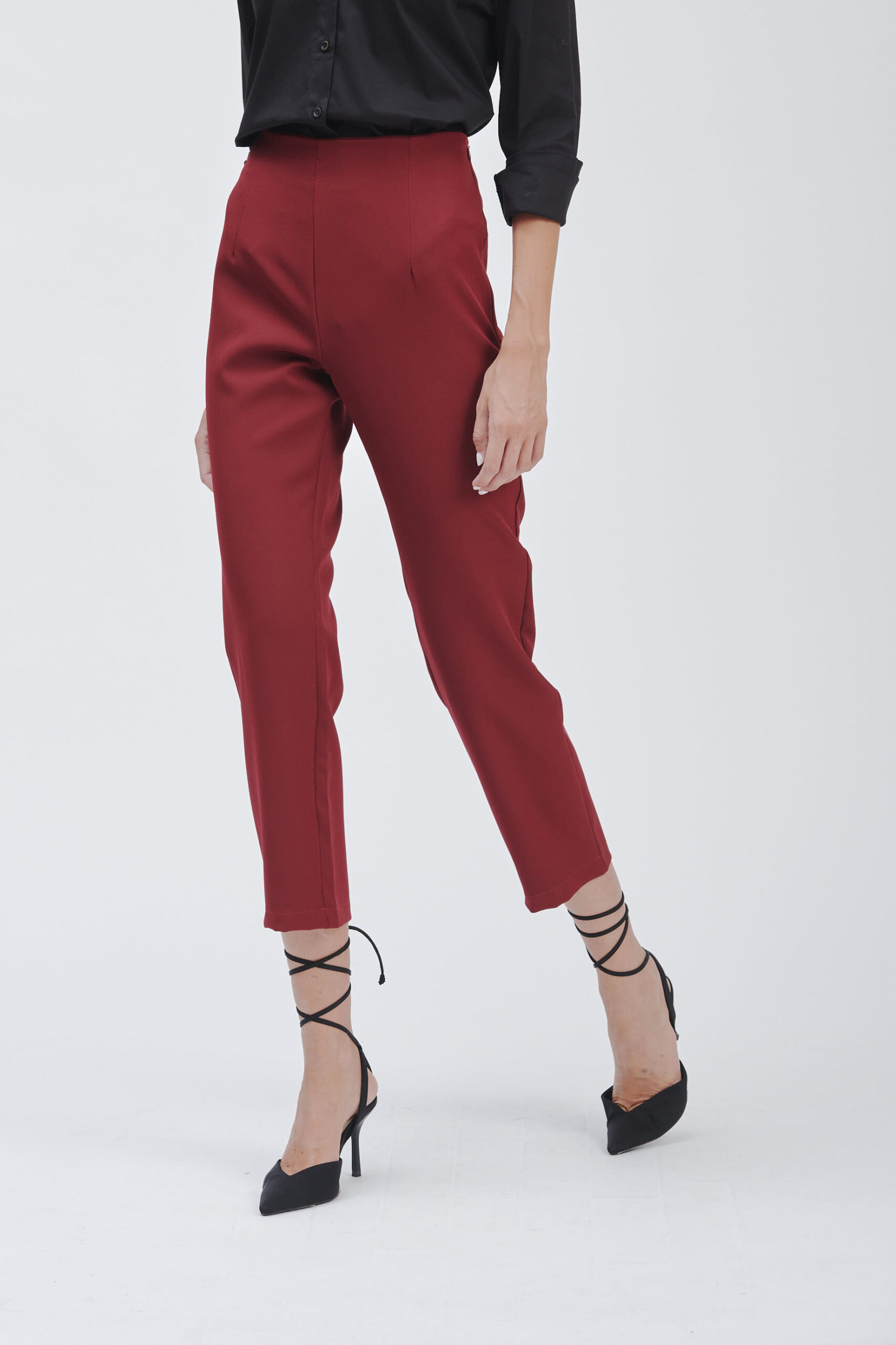 FD202-PANTA-ZIP-LATERALE-TEX-TECNICO-BORDEAUX-1855 PANTALONI ZIP LATERALE |