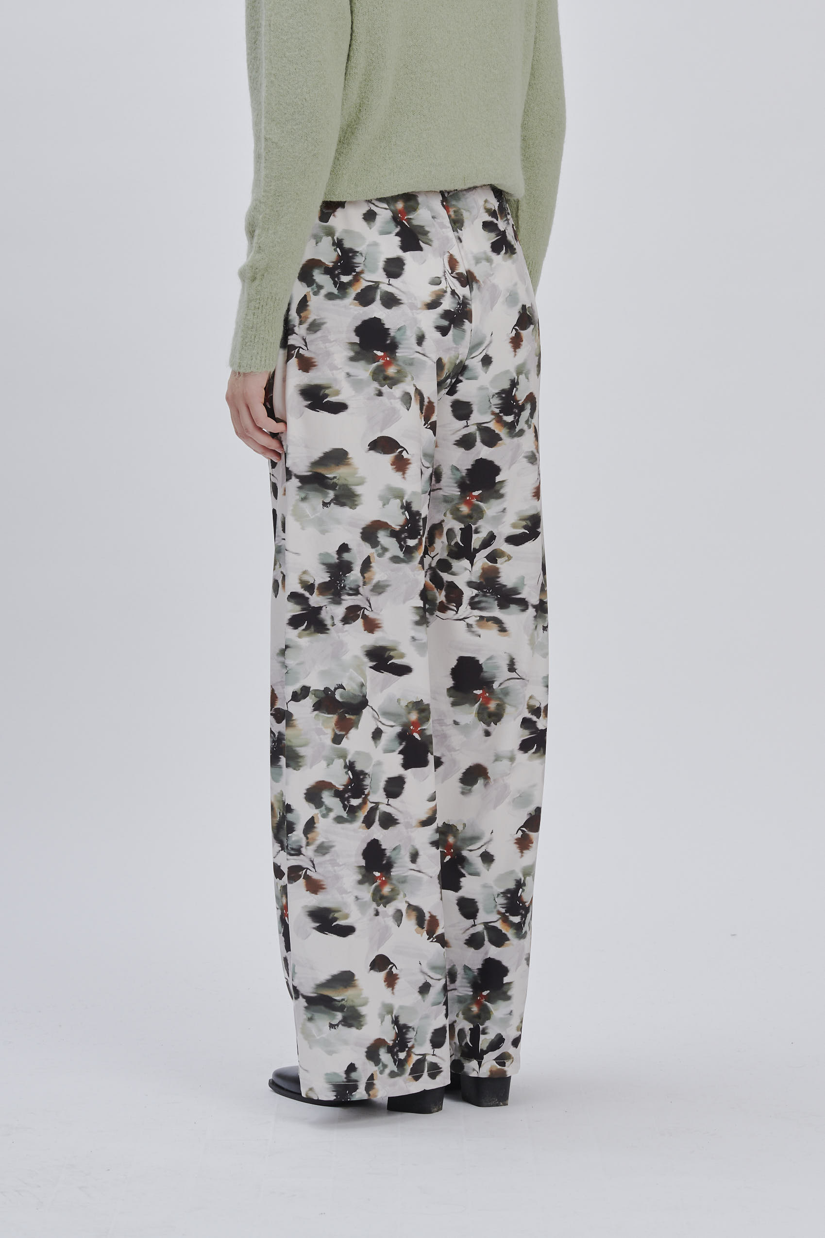 FD208-PANTA-PALAZZO-STAMPA-FIORI-SALVIA-1003 PANTALONI PALAZZO CON STAMPA FIORI |