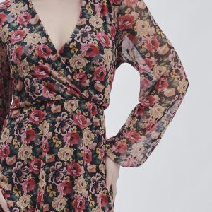 ABITO CORTO TULLE FIORI |