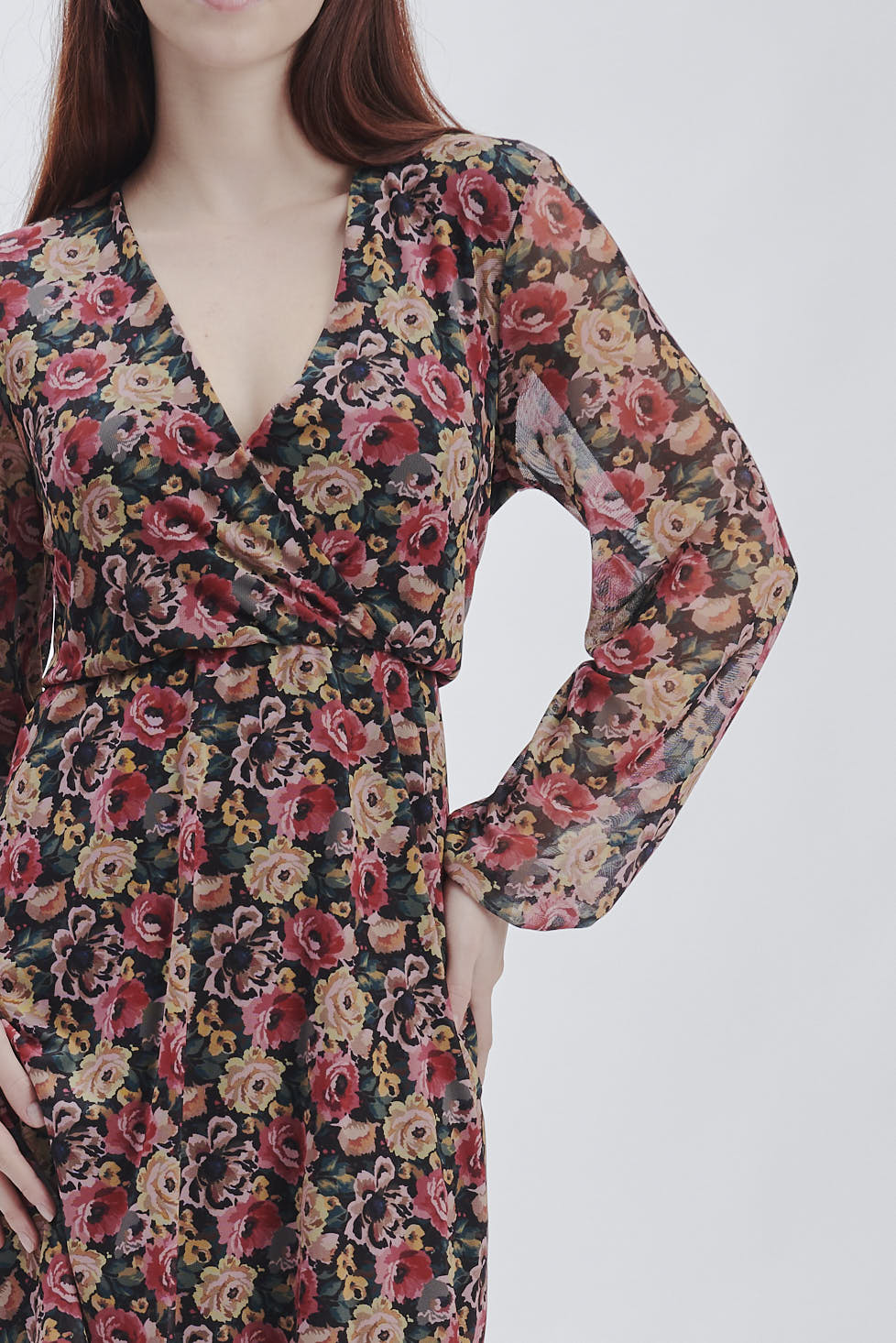 ABITO CORTO TULLE FIORI |