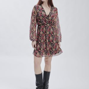 ABITO CORTO TULLE FIORI |