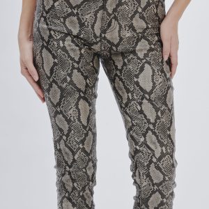FD258_PANTALONE-PITONATO-STRETCH_BEIGE-2231 STRETCH PYTHON TROUSERS |