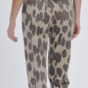 FD259_PANTALONE-PRESSE-COW_BEIGE-2240 HOSE MIT KUHPRINT |