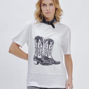 T-SHIRT STAMPA TEXANI |