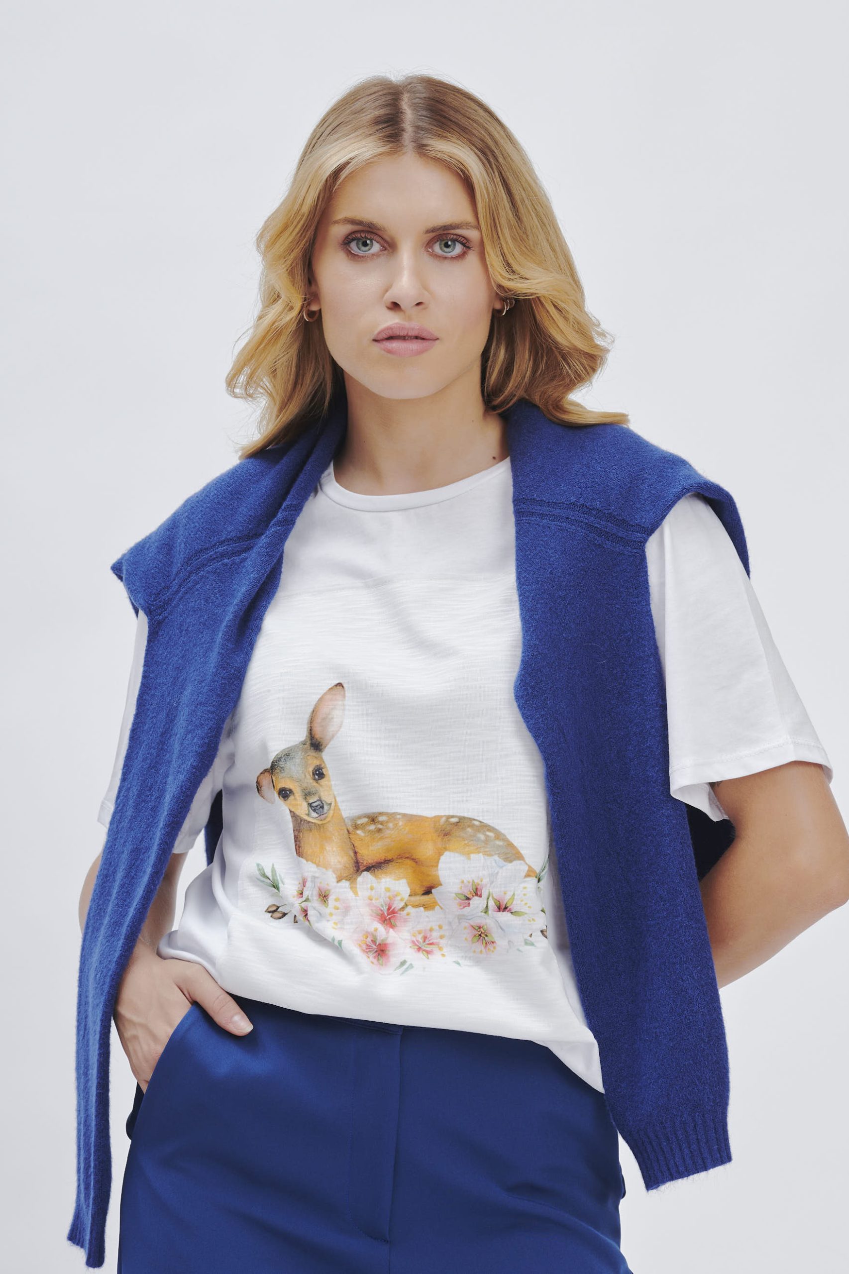 FD265_T-SHIRT-ST-BAMBY_BIANCO-2299 BAMBY PRINT T-SHIRT |