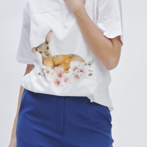 FD265_T-SHIRT-ST-BAMBY_BIANCO-2307 BAMBY PRINT T-SHIRT |