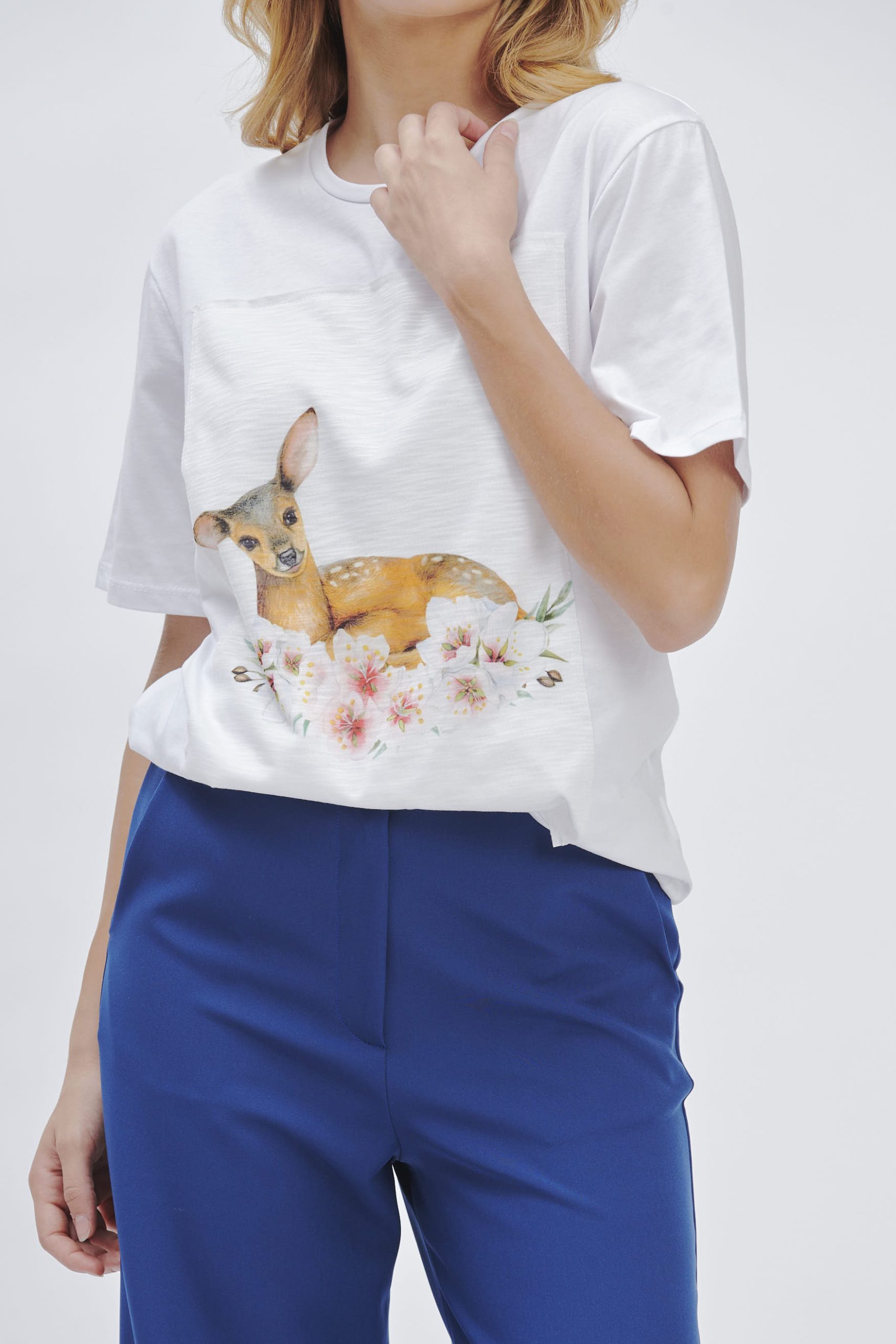 FD265_T-SHIRT-ST-BAMBY_BIANCO-2307 BAMBY PRINT T-SHIRT |
