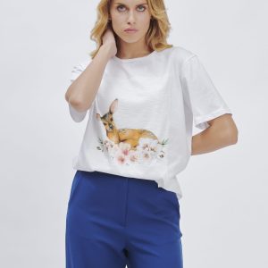 FD265_T-SHIRT-ST-BAMBY_BIANCO-2308 BAMBY PRINT T-SHIRT |