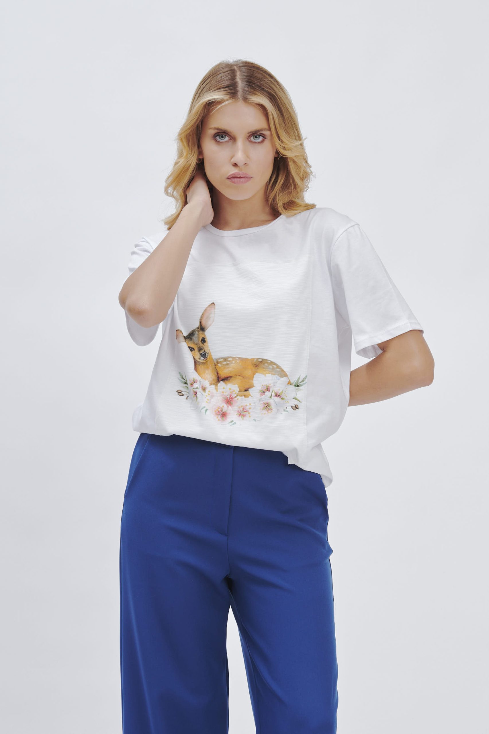 FD265_T-SHIRT-ST-BAMBY_BIANCO-2308 BAMBY PRINT T-SHIRT |