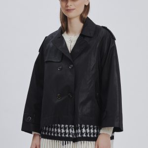 FD281-TRENCH-CORTO-NERO-1433 TRENCH CORTO |