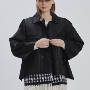 FD281-TRENCH-CORTO-NERO-1434 TRENCH CORTO |