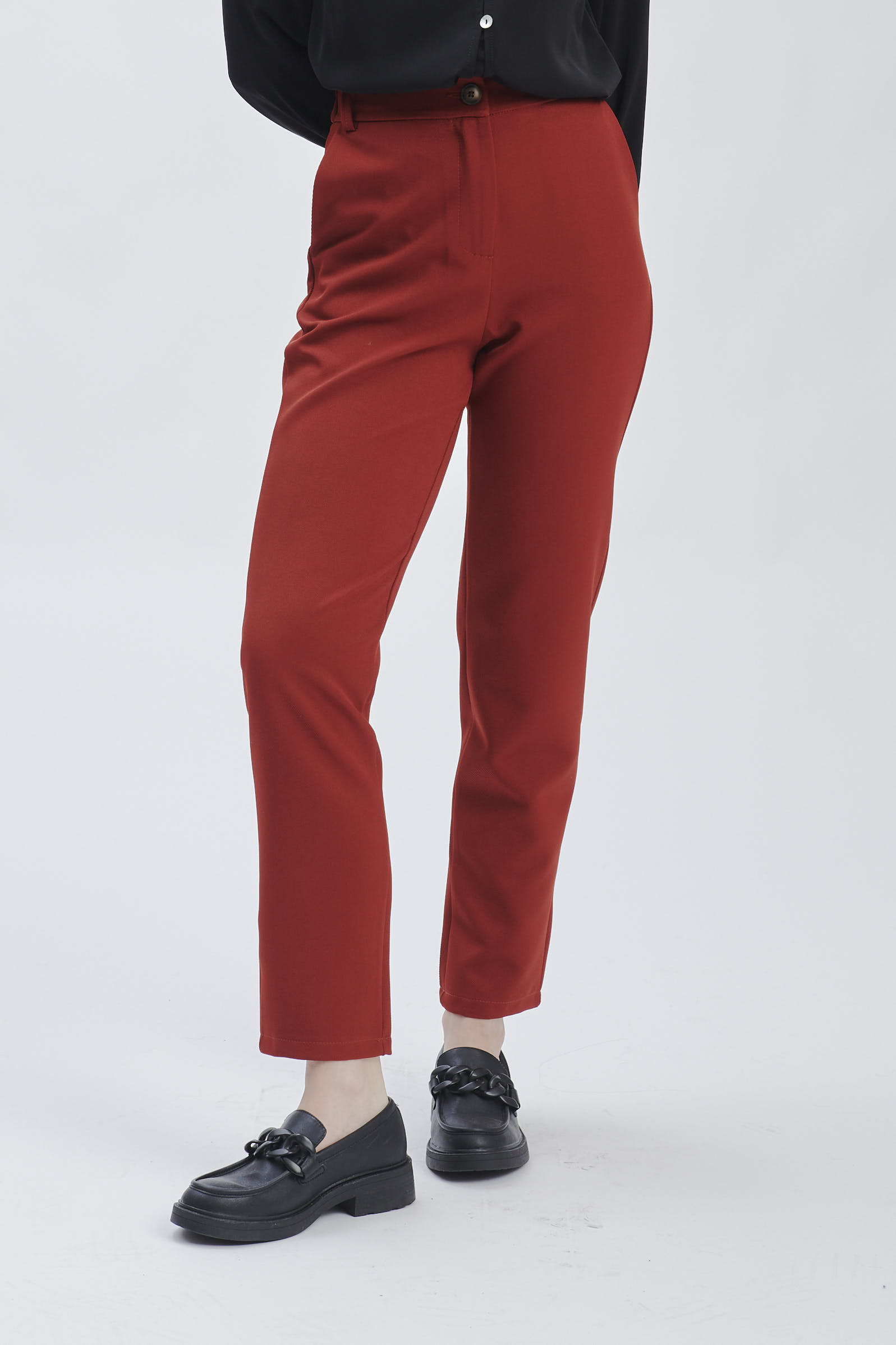 FD290-PANTA-P.MILANO-TRAMA-DIAGONALE-BRUCIATO-407 PANTALONE CON ELASTICO TRAMA DIAGONALE |