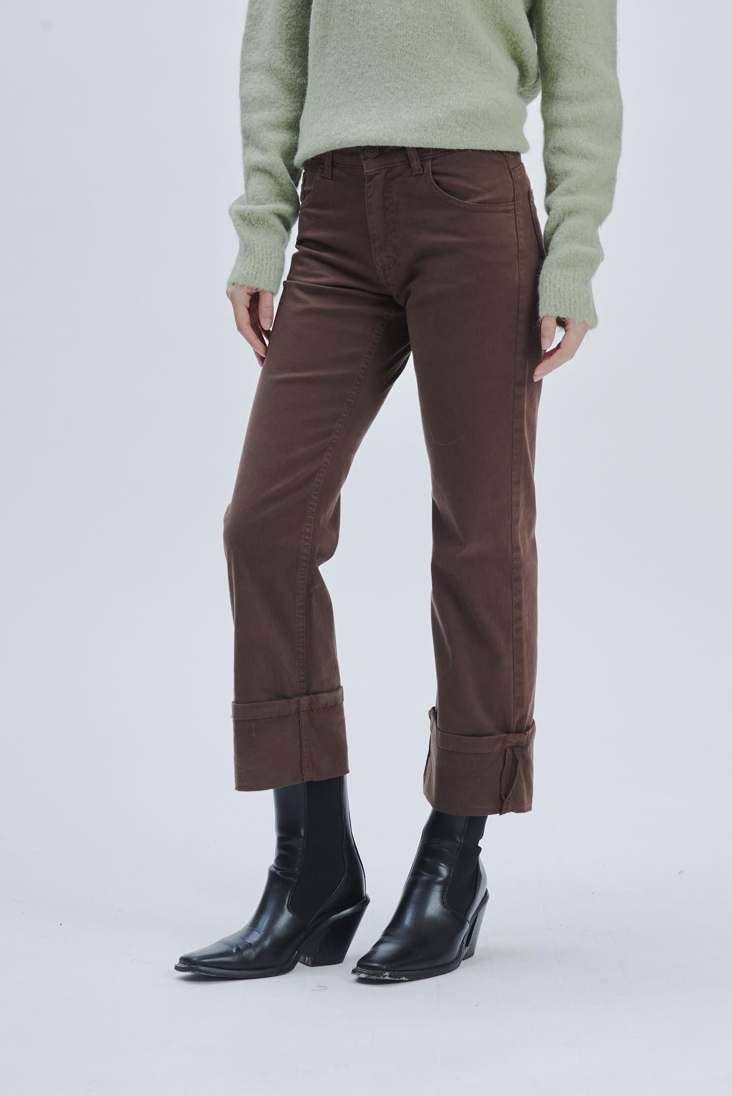 PANTALONE DENIM RISVOLTO |