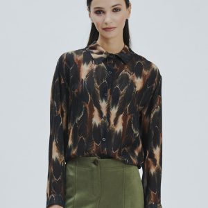 FD336-CAMICIA-LANA-VISCOSA-ST-FIORI-NERO-462 CAMICIA CON STAMPA FIORI |