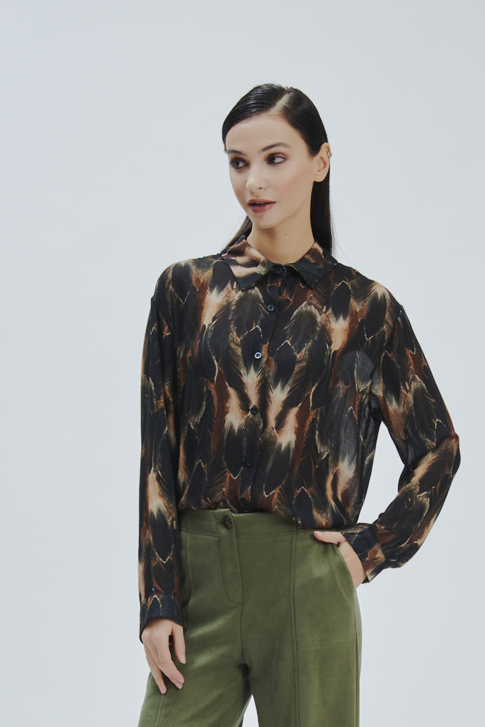 SHIRT WITH FLOWER PRINT