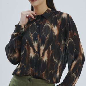 FD336-CAMICIA-LANA-VISCOSA-ST-FIORI-NERO-467 CAMICIA CON STAMPA FIORI |