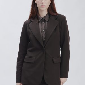 FD355-HAND-JACKET-WOOL-T. MORO-848 LONG ONE-BUTTON JACKET |