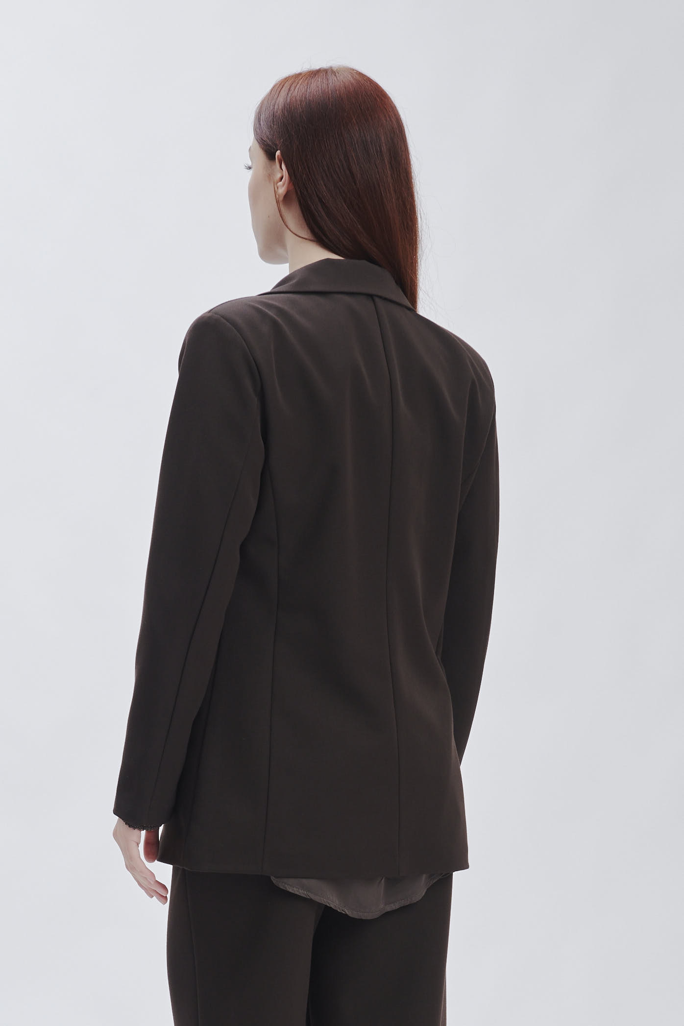 FD355-HAND-JACKET-WOOL-T. MORO-855 LONG ONE-BUTTON JACKET |