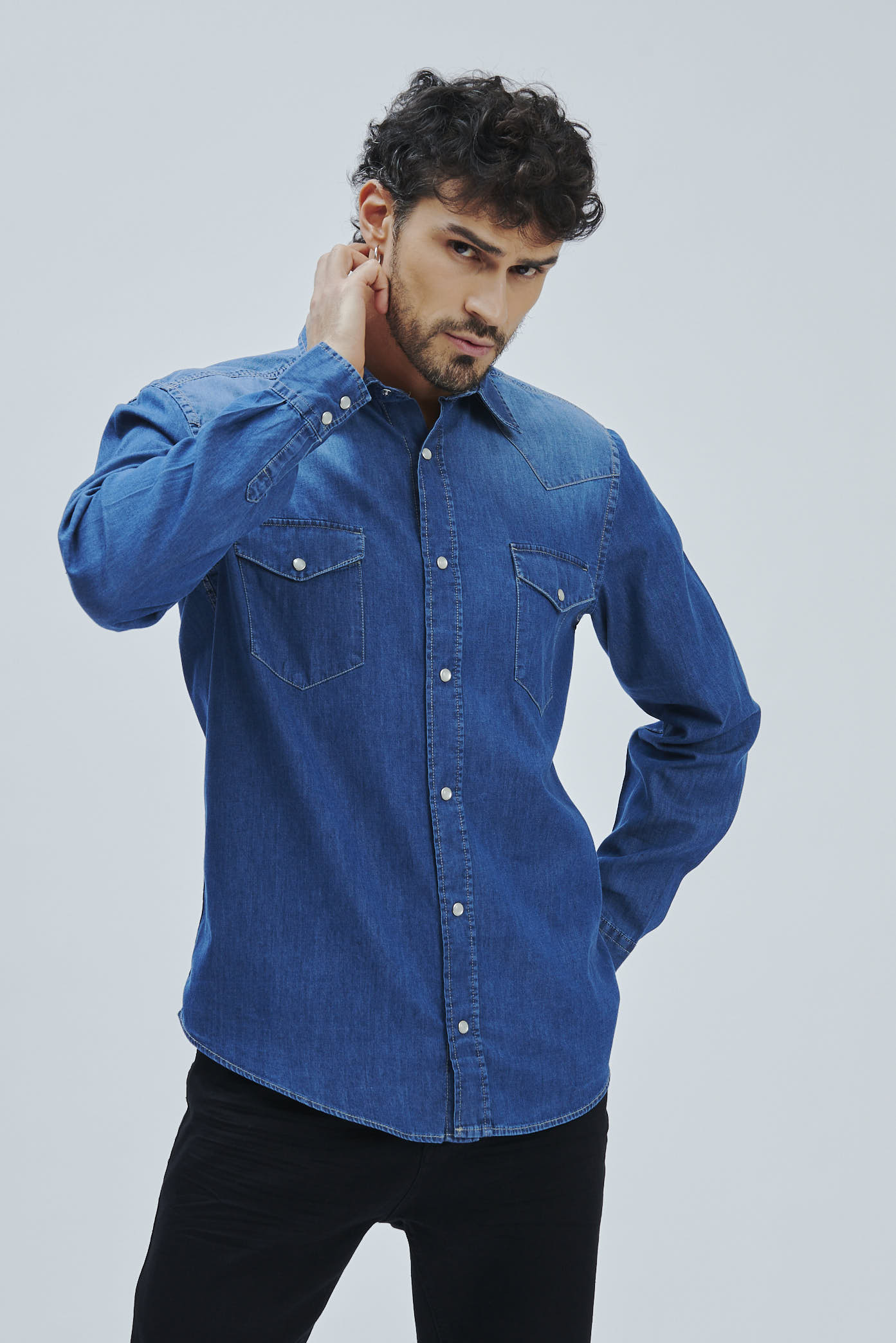 FU022-RANGER-HEMD-DENIM-JEANS-83 RANGER JEANSHEMD |
