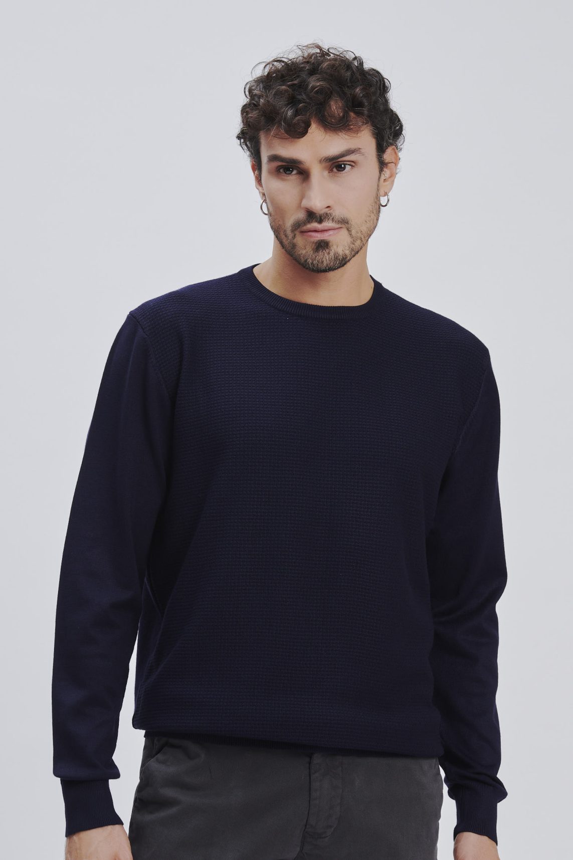 STRUKTURIERTER PULLOVER