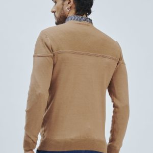 FU054-GIRO-ML-TEXTURE-TOP-TABACCO-CHIARO-319 MAGLIA VISCOSA TEXTURE |