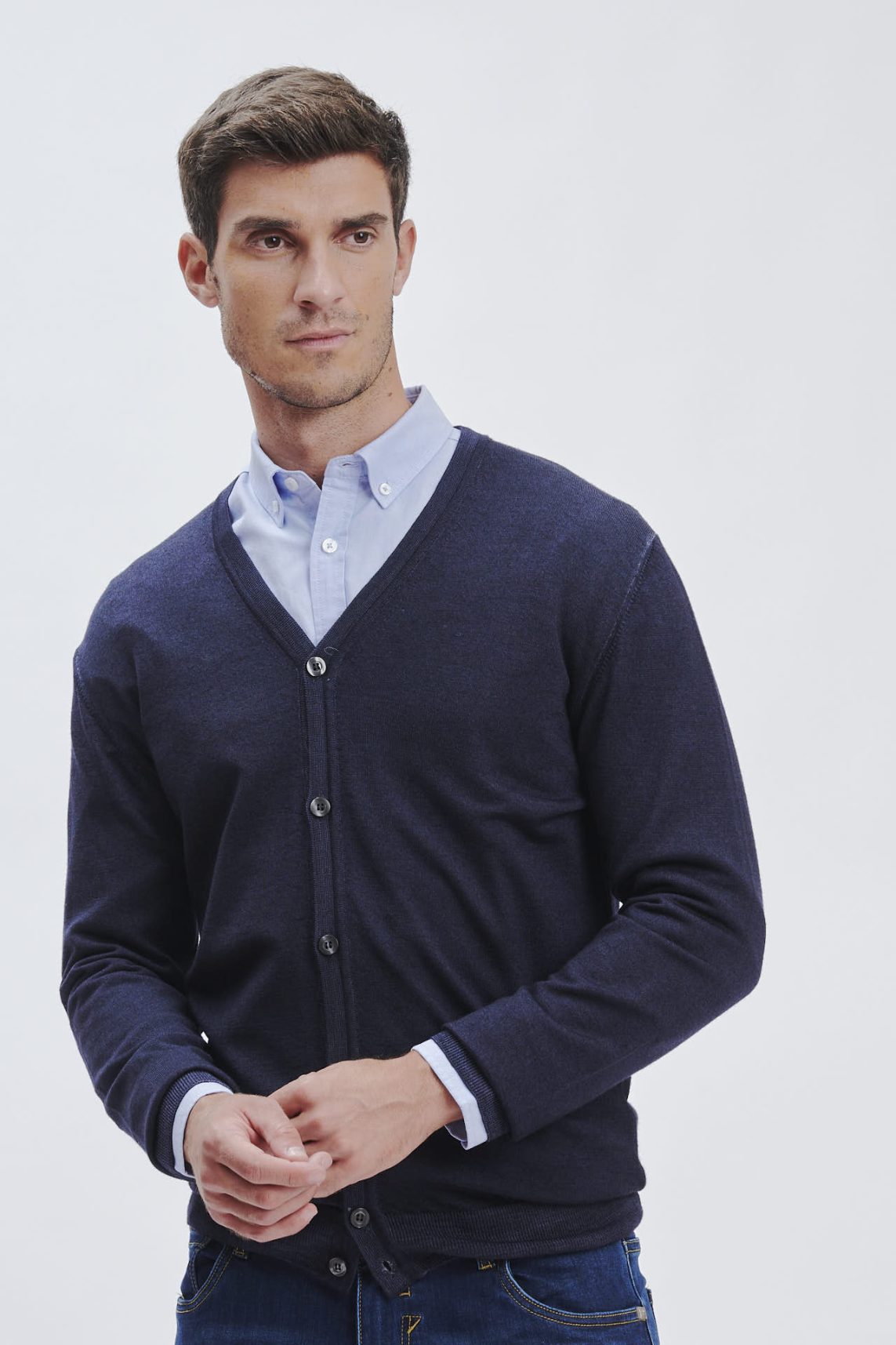 MERINO WOOL CARDIGAN