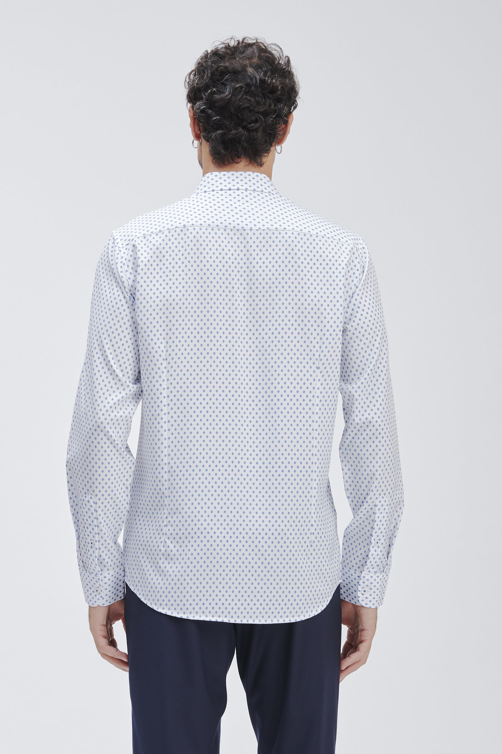 CAMICIA TAILORED MICRO STAMPA |