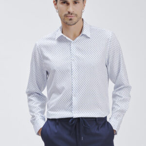 CAMICIA TAILORED MICRO STAMPA |