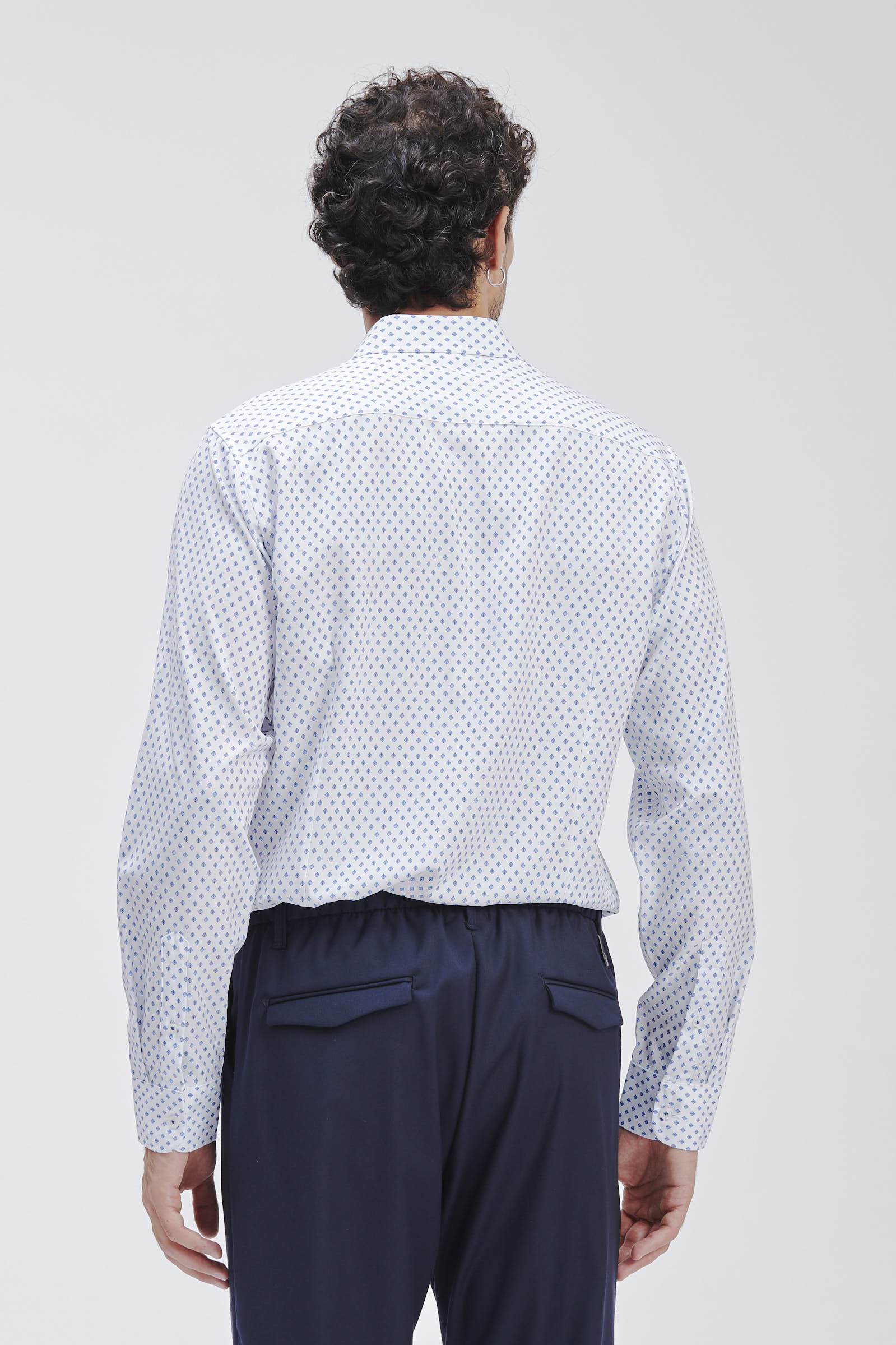 CAMICIA TAILORED MICRO STAMPA |