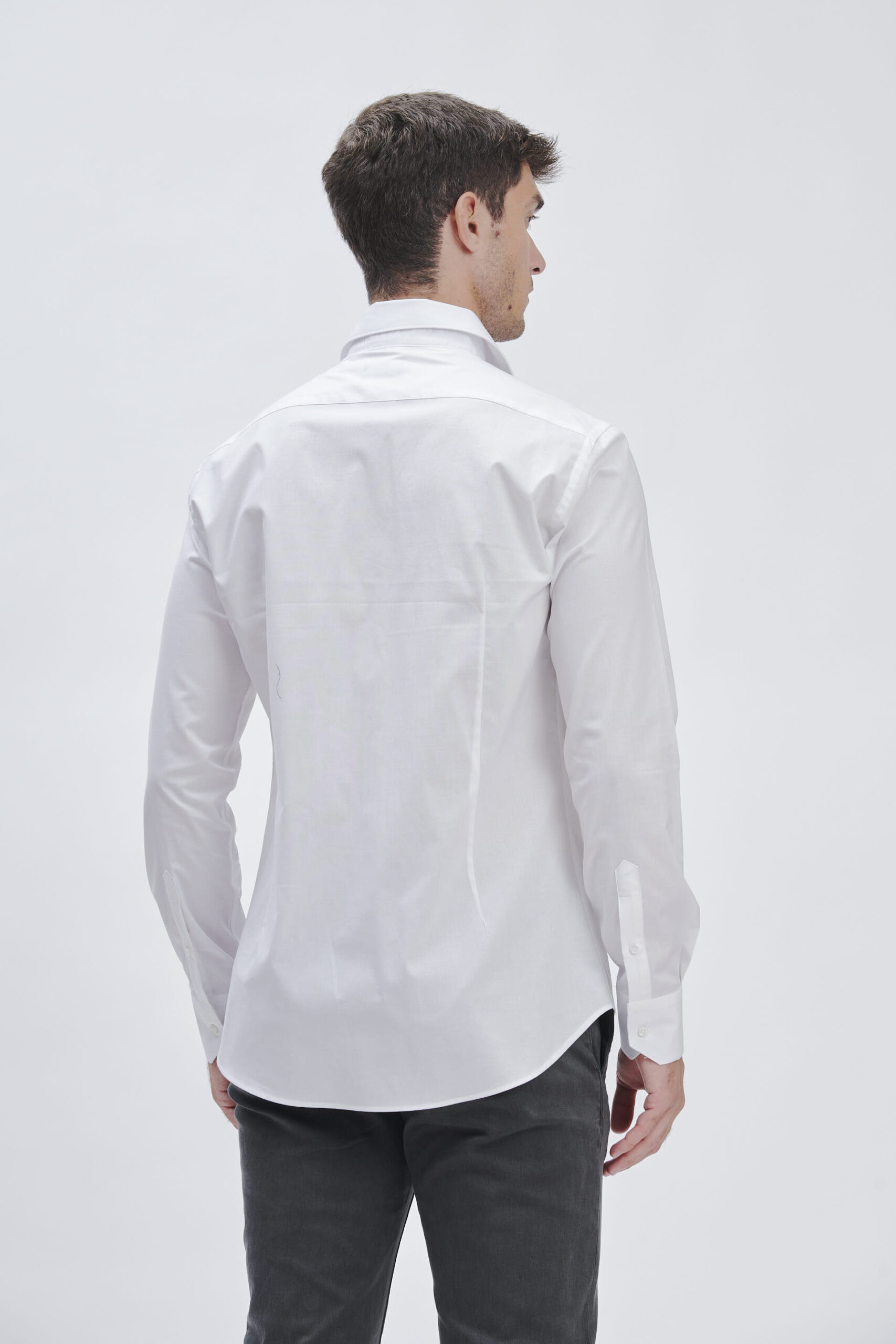 FU122_CAMICIA-TAILORED-POP-STRETCH_BIANCO-1218 CAMICIA TAILORED POP STRETCH |
