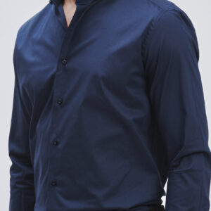 FU122_CAMICIA-TAILORED-POP-STRETCH_BLU-2497 CAMICIA TAILORED POP STRETCH |