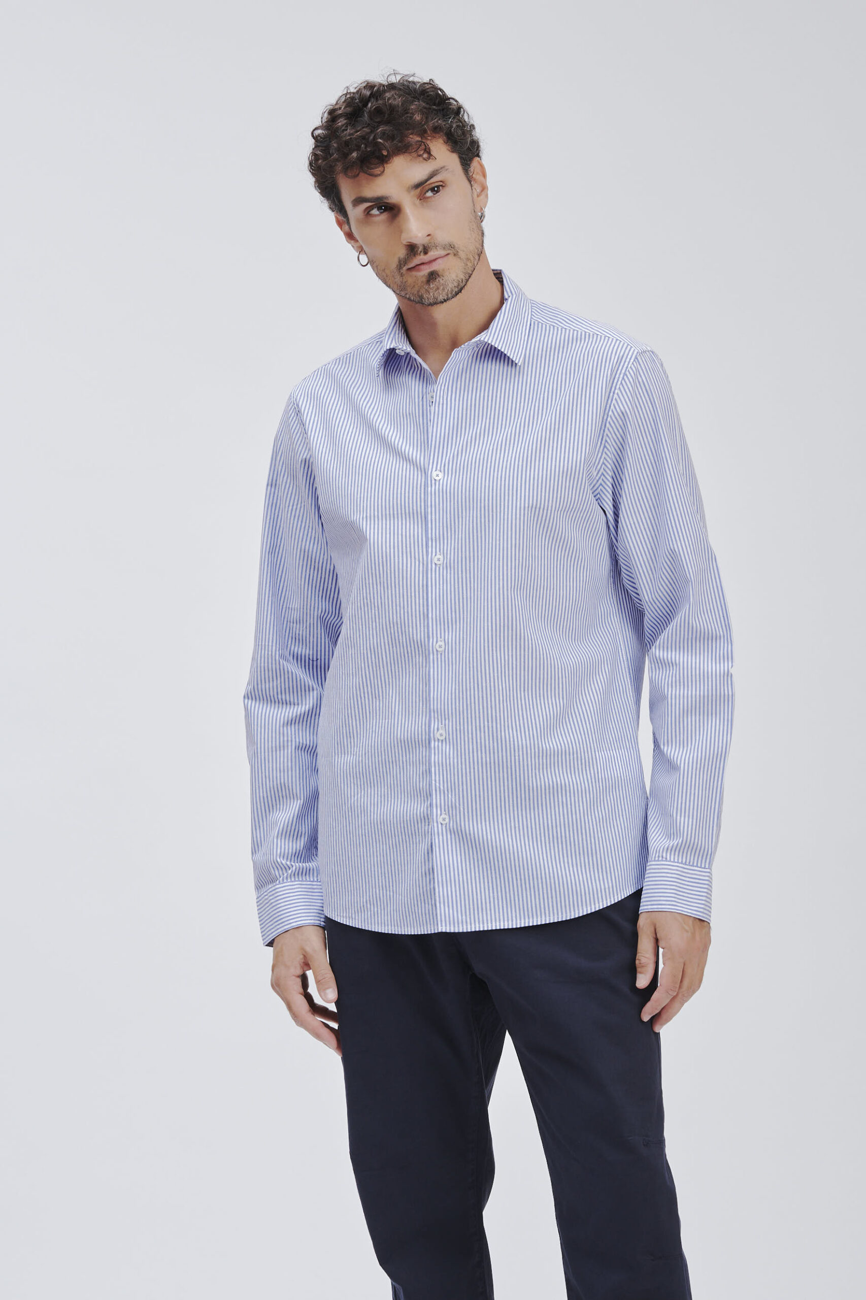 CAMICIA TAILORED A RIGHE |