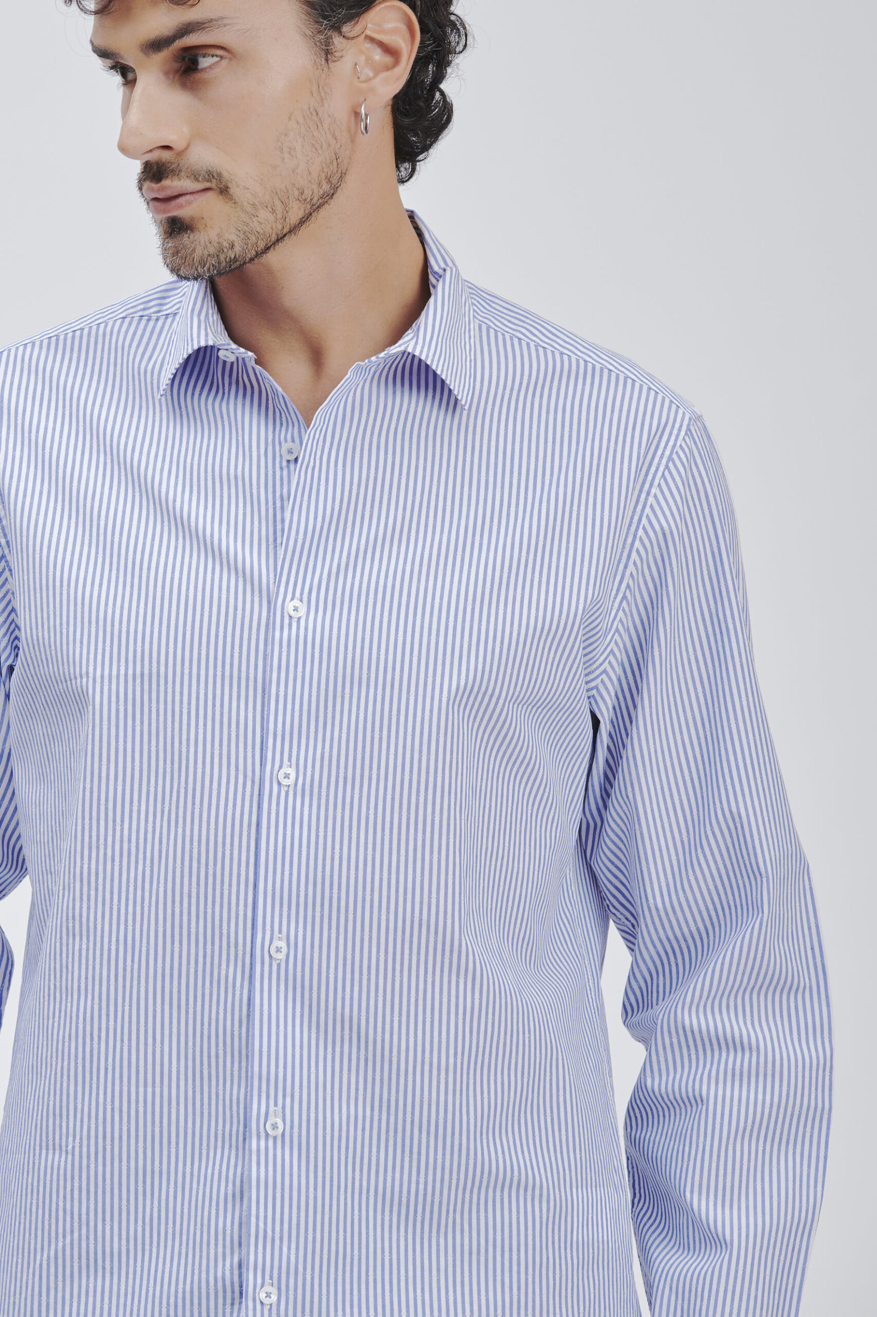 CAMICIA TAILORED A RIGHE |