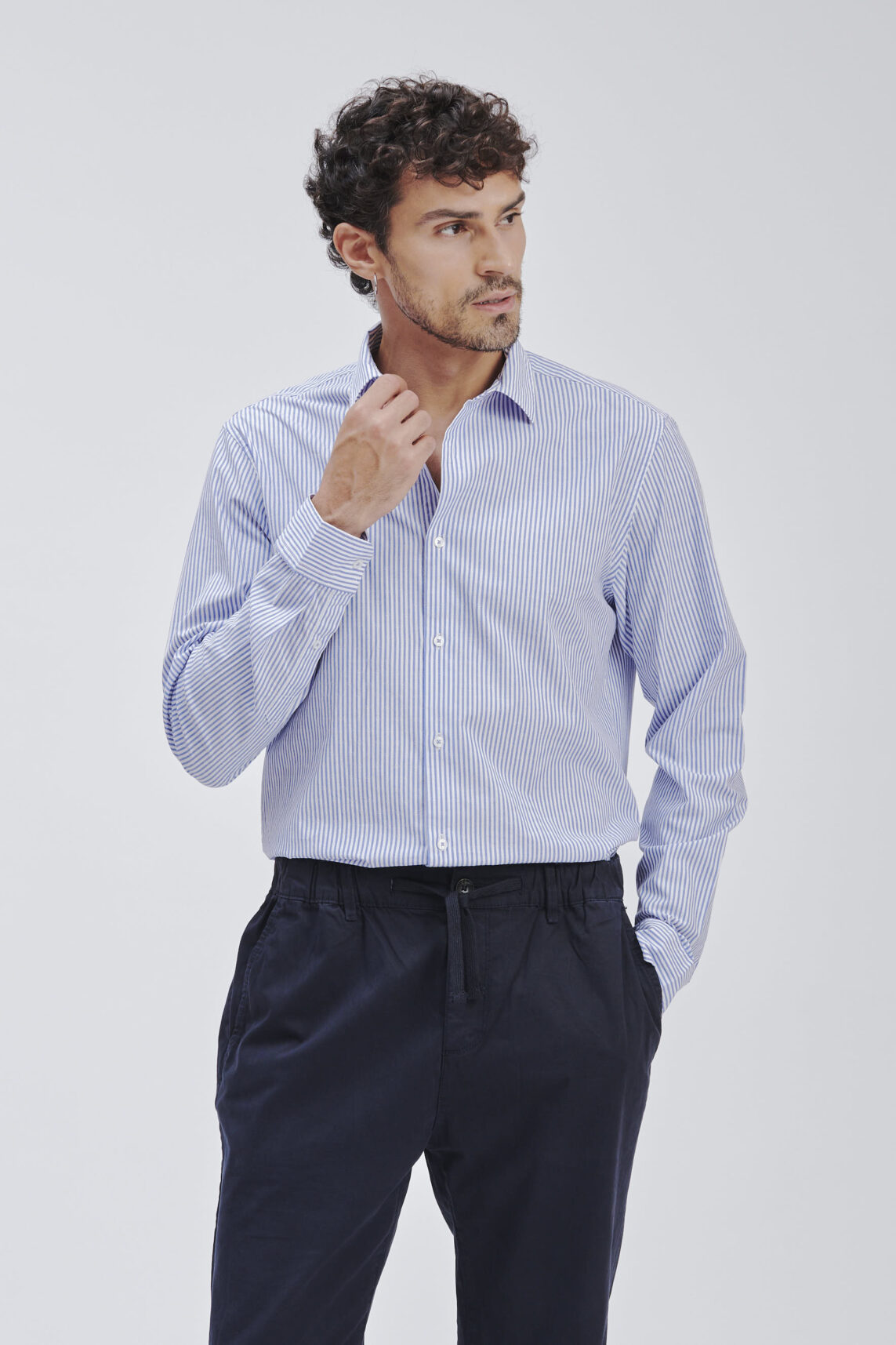CAMICIA TAILORED A RIGHE