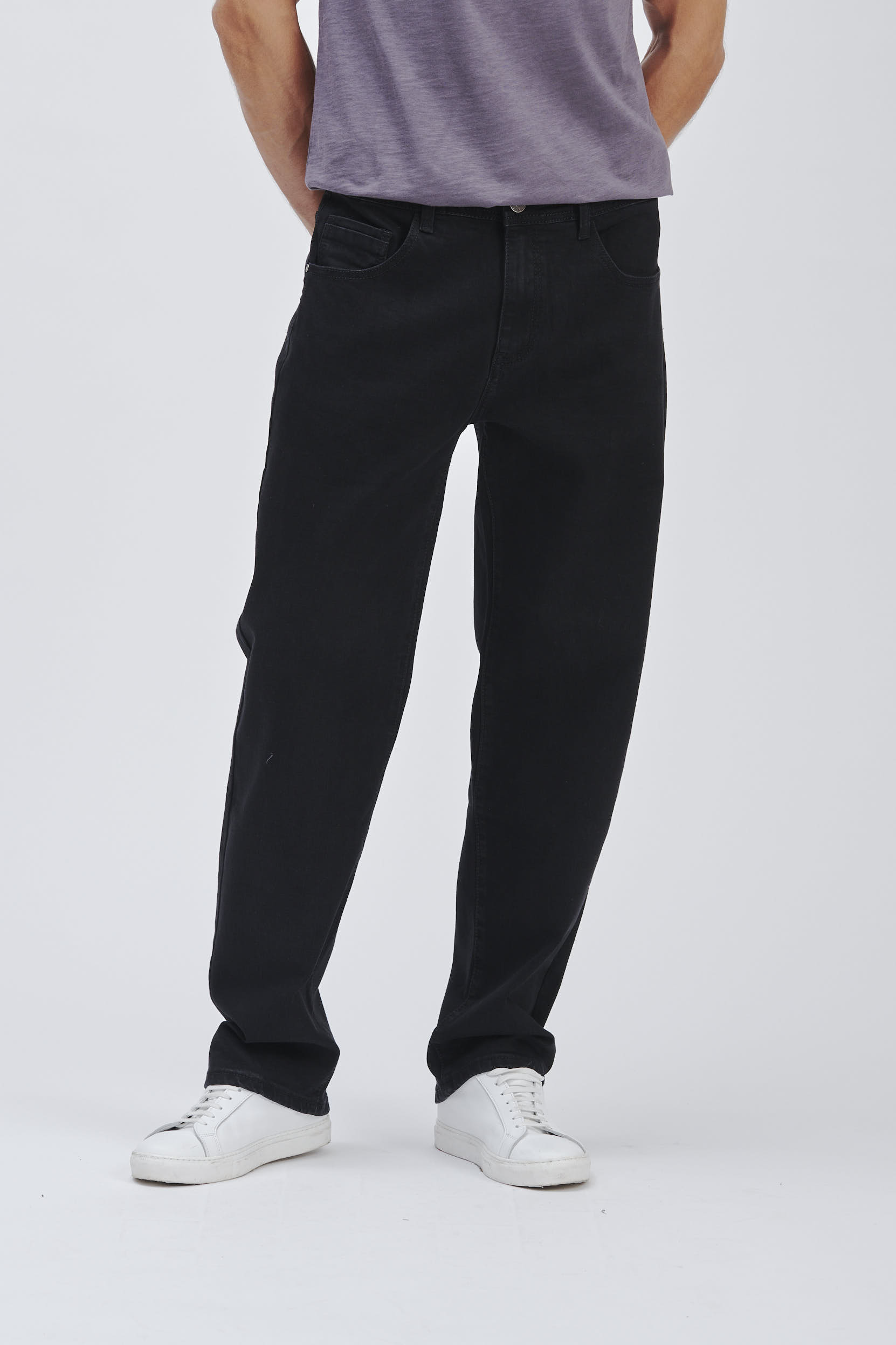FU134-5-PKT-GERADES-BEIN-SCHWARZ-1422 STRETCH-JEANS MIT GERADEM BEIN |