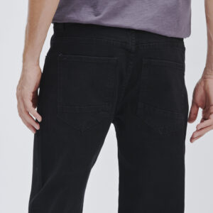 FU134-5-PKT-BEIN-GERADE-SCHWARZ-1427 STRETCH-JEANS MIT GERADEM BEIN |