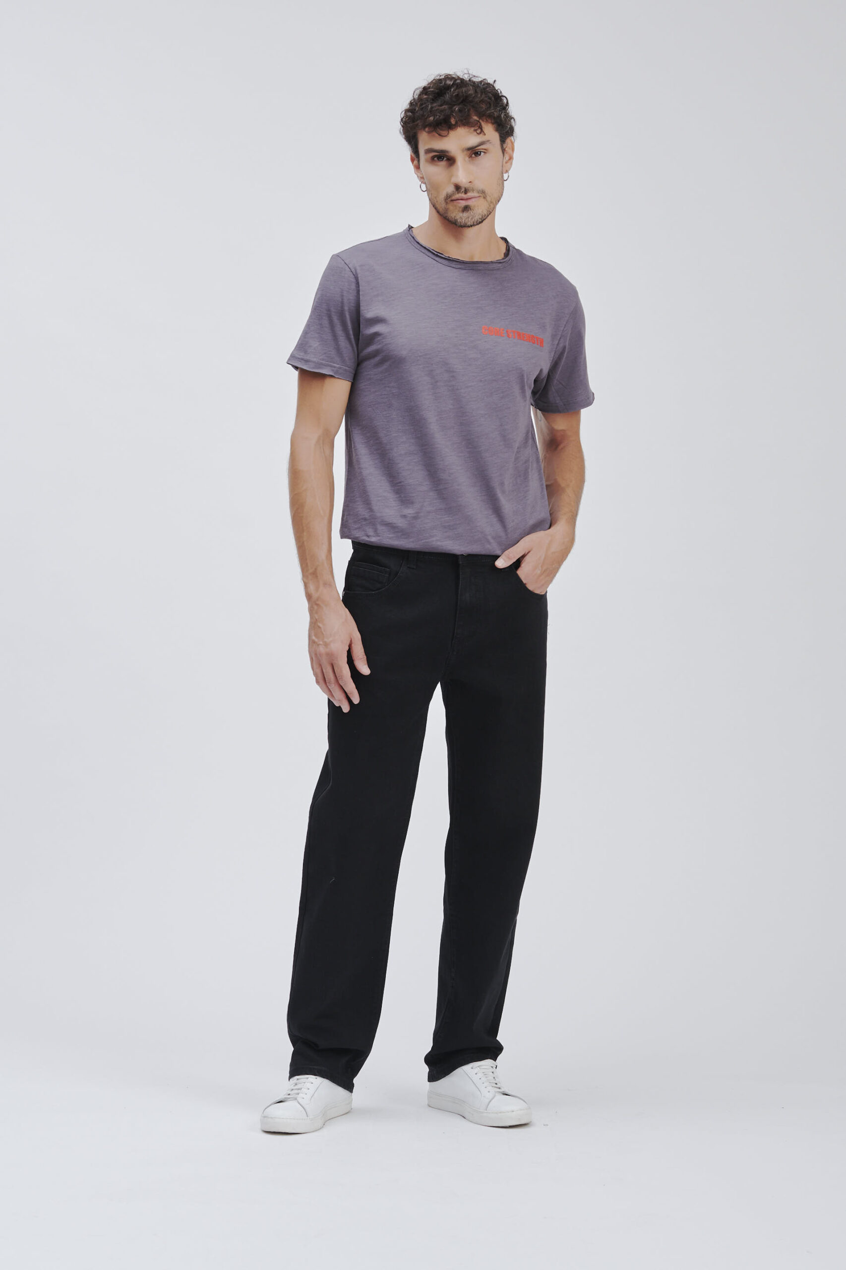 FU156-T-SHIRT-KERNSTÄRKE-ANTHRAZIT-2103 STRETCH-JEANS MIT GERADEM BEIN |