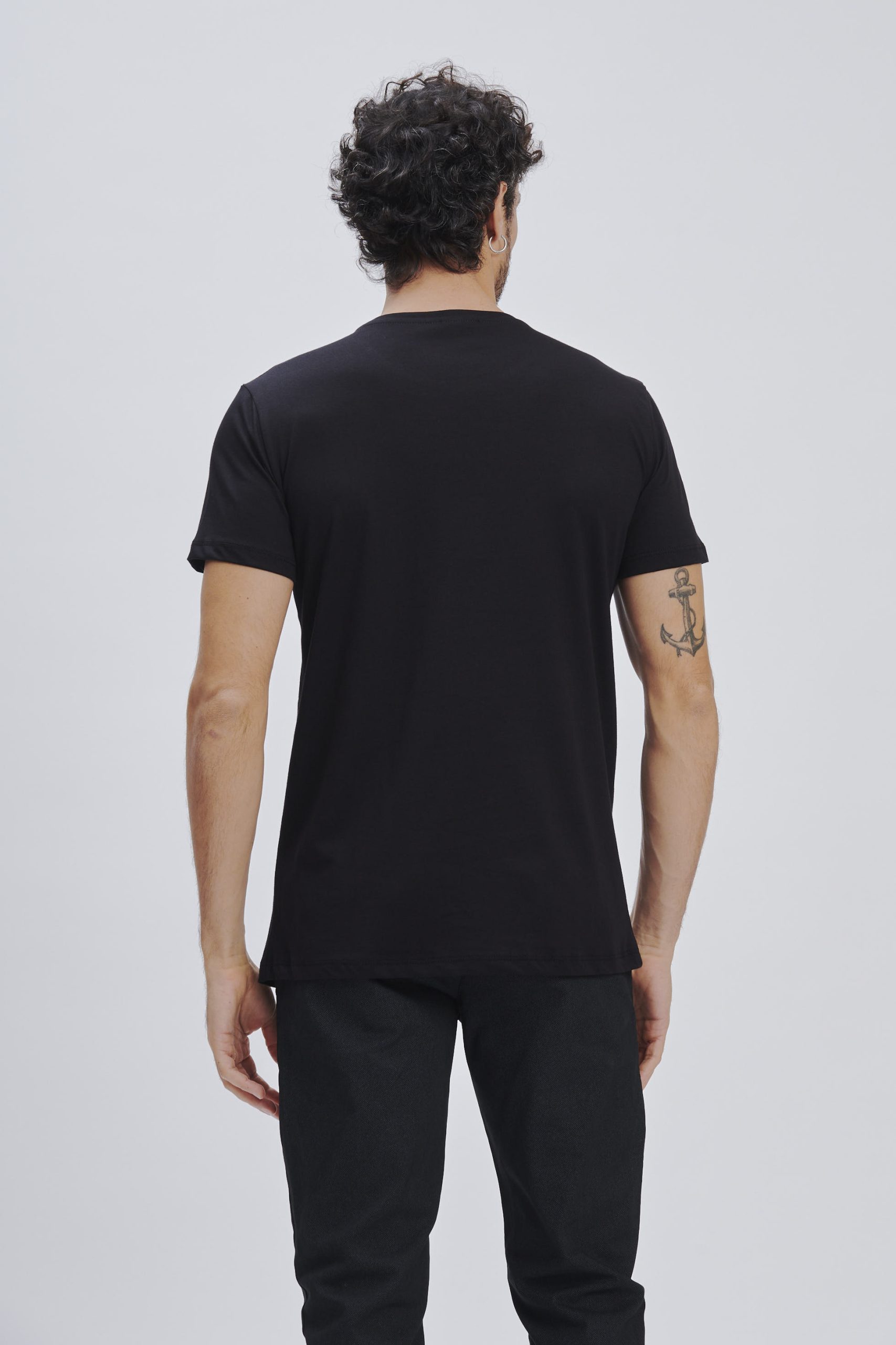 FU175-T-SHIRT-MM-POST-MODERN-BLACK-1418 POST MODERN PRINT T-SHIRT |