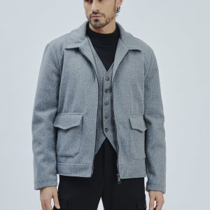 GESTEPPTE STOFFJACKE |