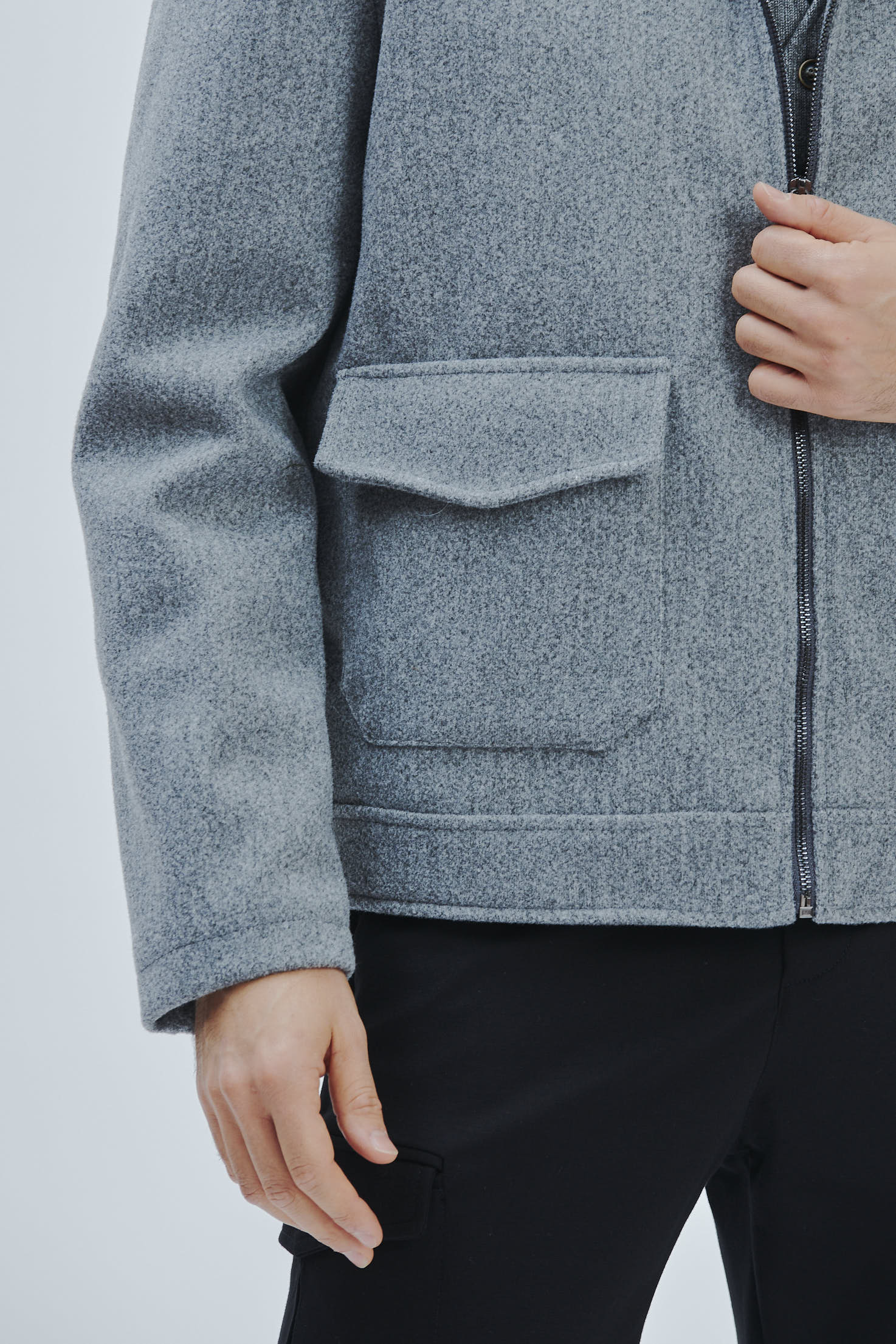 GESTEPPTE STOFFJACKE |