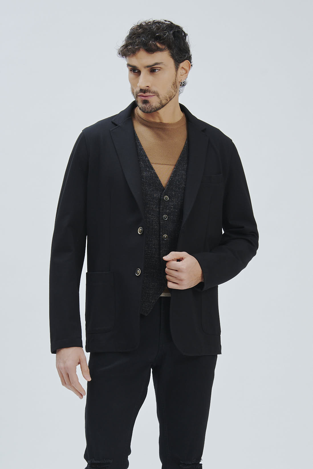 FU198-GIACCA-P.-MILANO-NERO-491 GIACCA PUNTO MILANO |