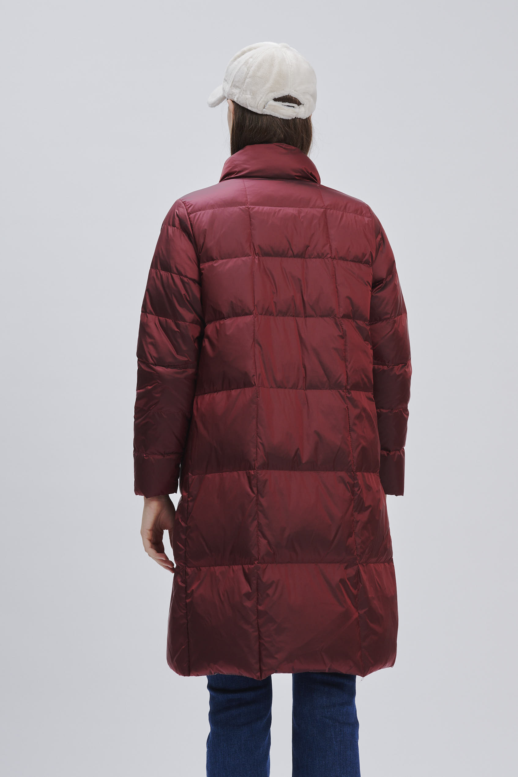 FD342-lang-doppelseitig-21 LANGE WENDBARE DAUNENJACKE |