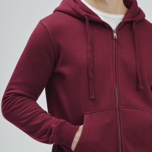 FELPA ZIP CAPPUCCIO |