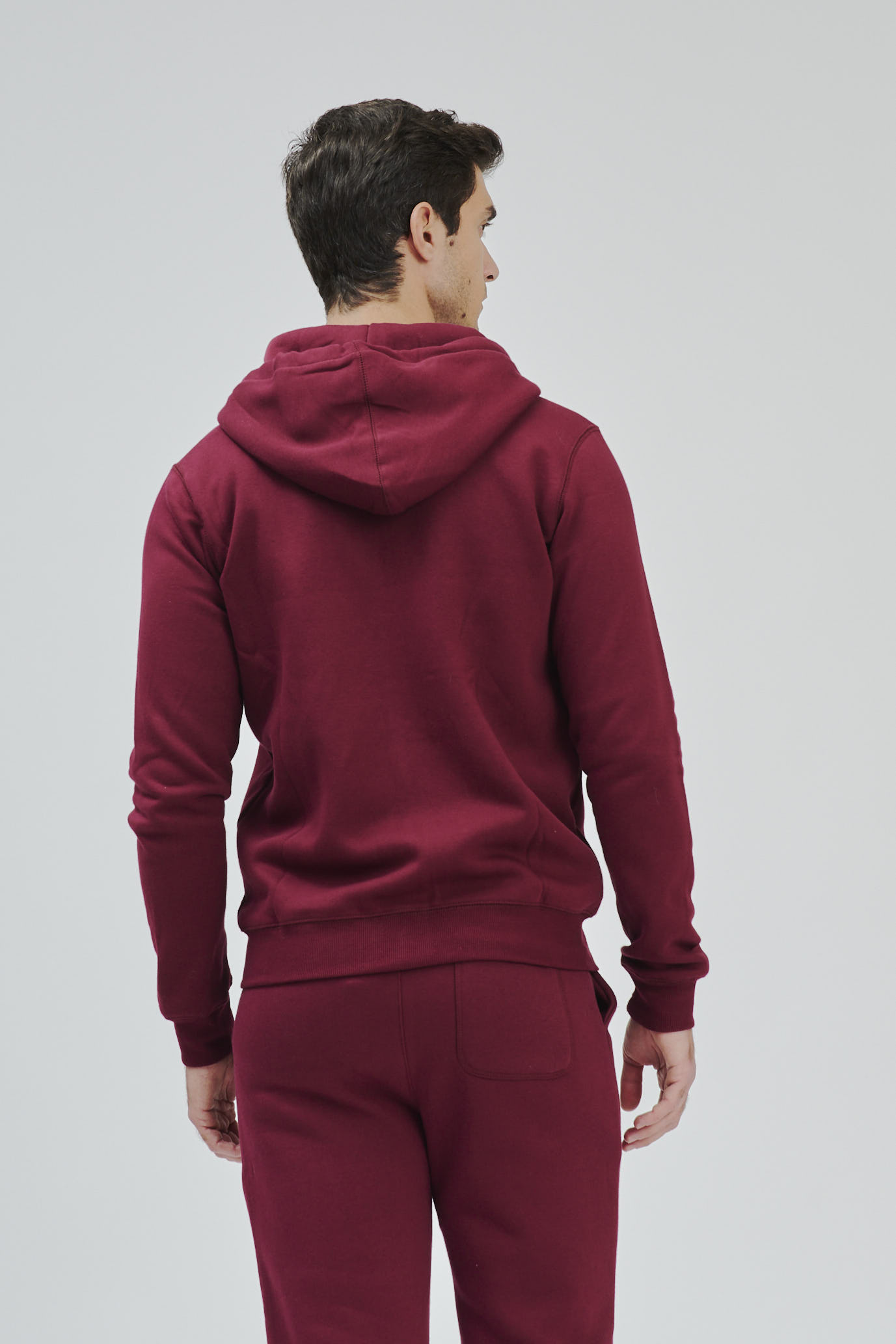 FELPA ZIP CAPPUCCIO |