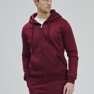FELPA ZIP CAPPUCCIO |