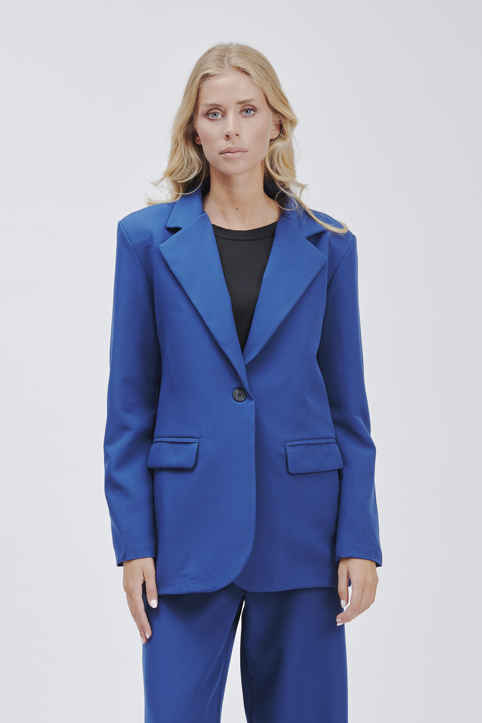 nnnocode-68374 OVERSIZE-JACKE MIT EINEM KNOPF |